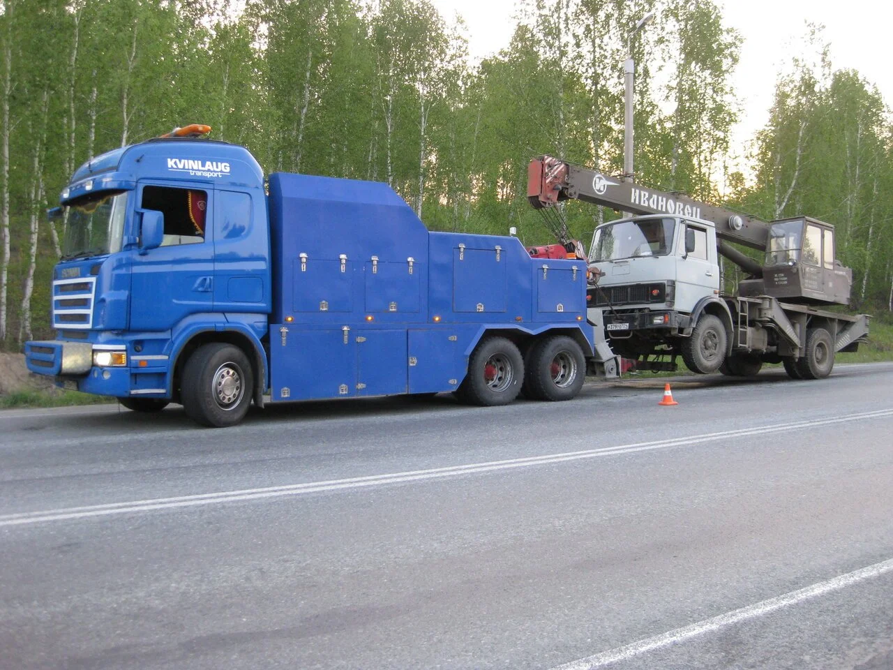 эвакуация грузового автомобиля